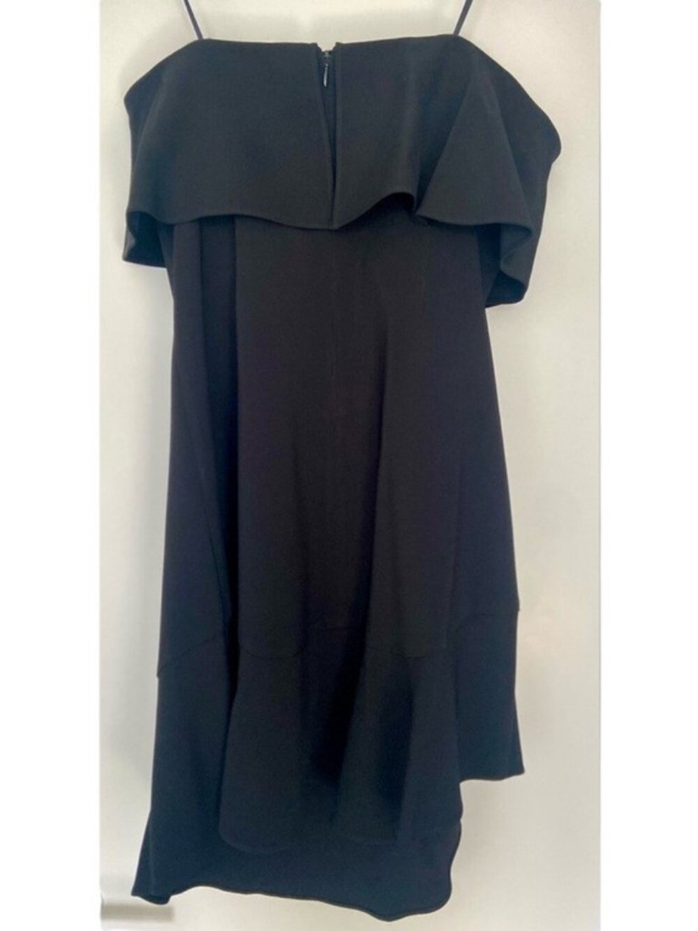 Revolve A.L.C. Romy Strapless Mini Dress Black Ruffle Size 4 NWOT - Picture 4 of 10